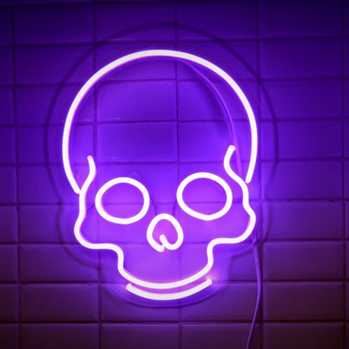Skull Neon Sign