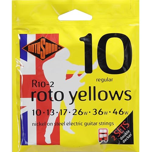Rotosound Roto Yellows Double Deckers Electric Guitar Strings 2-Pack - Single