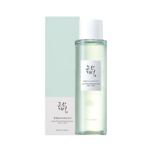 Beauty of Joseon Green Plum AHA BHA Toner Refreshing Facial Essence Moisturizer Mild Exfoliating Salicylic Acid for All Skin Types, Korean Skin Care for Men Women 150ml 5.27 fl.oz
