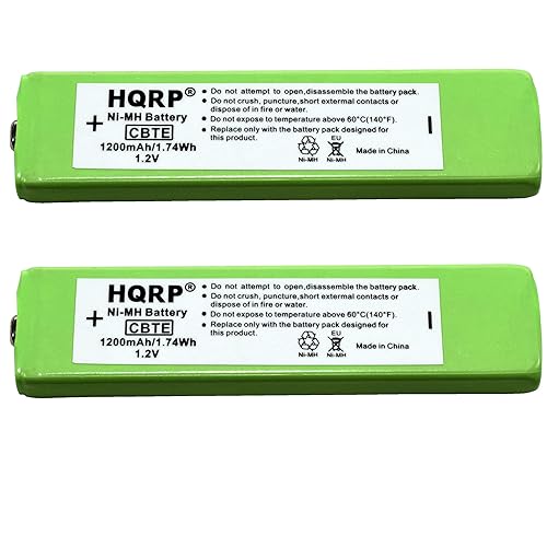 HQRP 2-Pack Gumstick Battery Compatible with Sony NC-5WM, NC-6WM, WM-701C, 1-528-231-11, WM-RX707, WM-F100, WM-FX675