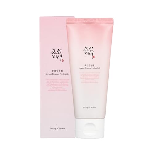 Beauty of Joseon Apricot Blossom Peeling Gel Soft Exfoliating Face and Body Scrub Dead Skin Cells Remover for All Skin Types, Korean Skincare for Men Women,  100ml, 3.38 fl.oz