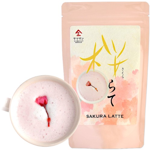 Sakura Latte -Creamy and Aromatic Foam- Using Japanese Cherry Blossom 100%, 3.5oz - 
