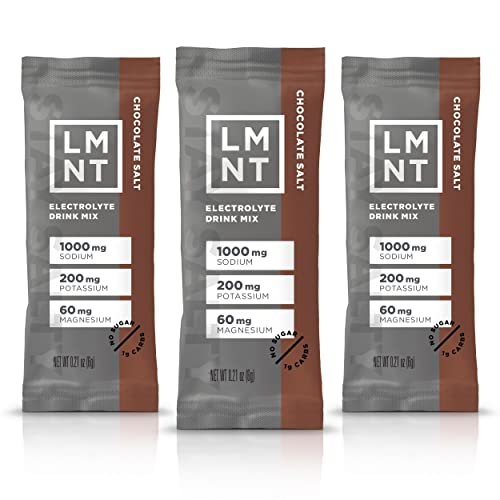 LMNT Hot Chocolate and Coffee Mixer - Hot Chocolate Salt Electrolytes | Hydration Powder Packets | No Sugar or Artificial Ingredients | Keto & Paleo Friendly | 30 Sticks