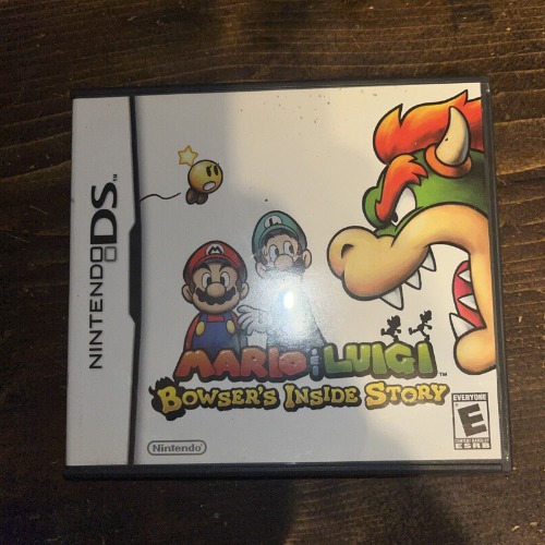 Mario And Luigi Bowser's Inside Story Nintendo DS Box + Cartridge + Manual