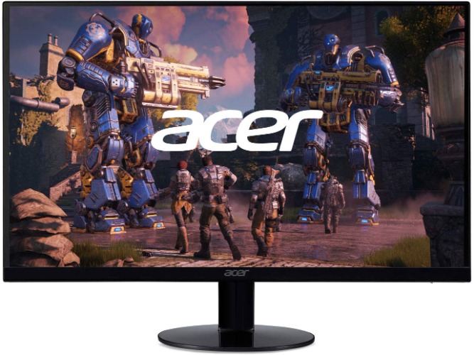 Acer SB240Y Bbix 23.8” Full HD (1920 x 1080) Ultra-Thin Zero-Frame IPS Monitor with AMD Radeon FREESYNC Technology and 1ms VRB (HDMI Port & VGA Port), black - Monitor only 23.8-inch IPS