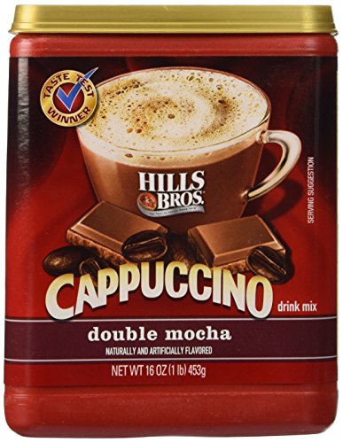 Hills Bros. Coffee Instant Cappuccino Double Mocha, 16-Ounce Jars (Pack of 6) - 6