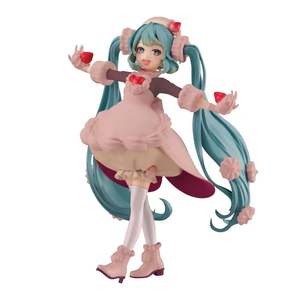 Furyu AMU-SHP0553 Hatsune Miku SweetSweets Series Miku Strawberry Chocolate Short Figure - 