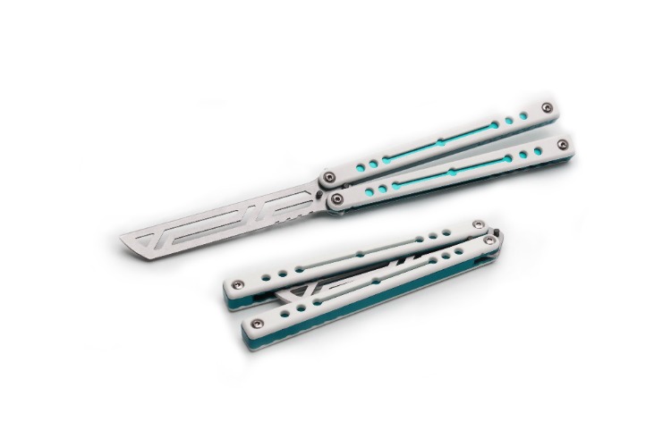 Balisong!!!! Winter Nautilus V2 | Teal