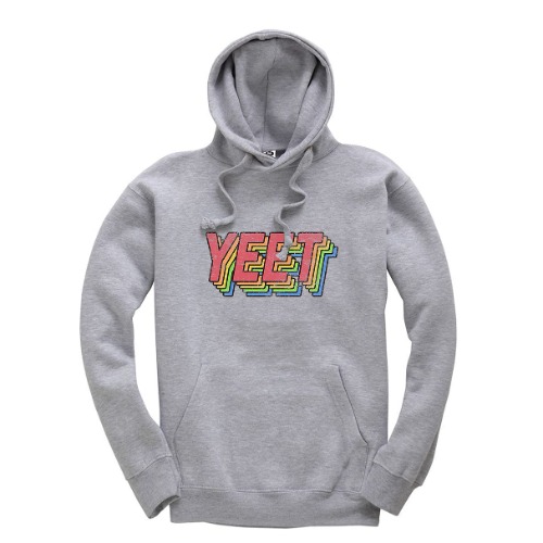 Yeet Text Unisex Hoodie Funny Pullover Top