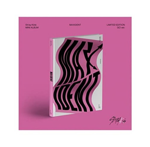 JYP Entertainment Stray Kids - MAXIDENT [GO ver.(Limited Edition)] Album+Pre-Order Benefit (DK1022),Pink