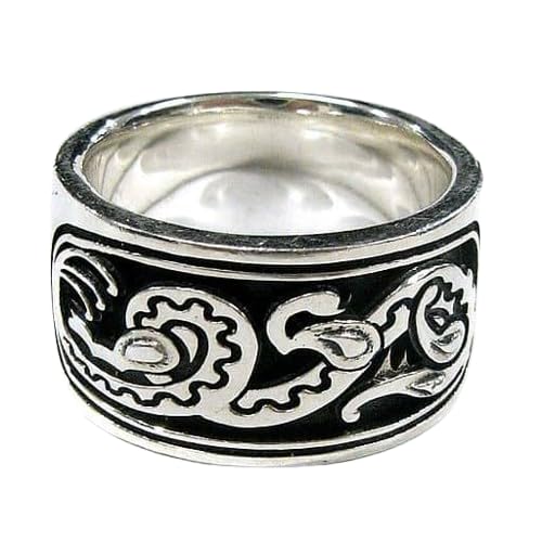 K O J Anime Ring Inspired from Vinland Saga Anime Series in 925 Sterling Silver Collectible Rings for Gift - 10 1/4