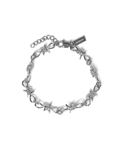 Barbed Wire Bracelet (Silver)