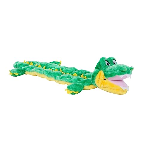 Outward Hound Squeaker Matz Plush Gator Dog Toy, XL - XL - Squeaker Matz Gator