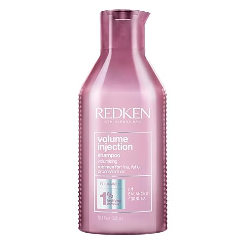 REDKEN Shampoo, For Flat/Fine Hair, Citric Acid, Adds Lift & Volume, Volume Injection, 300 ml