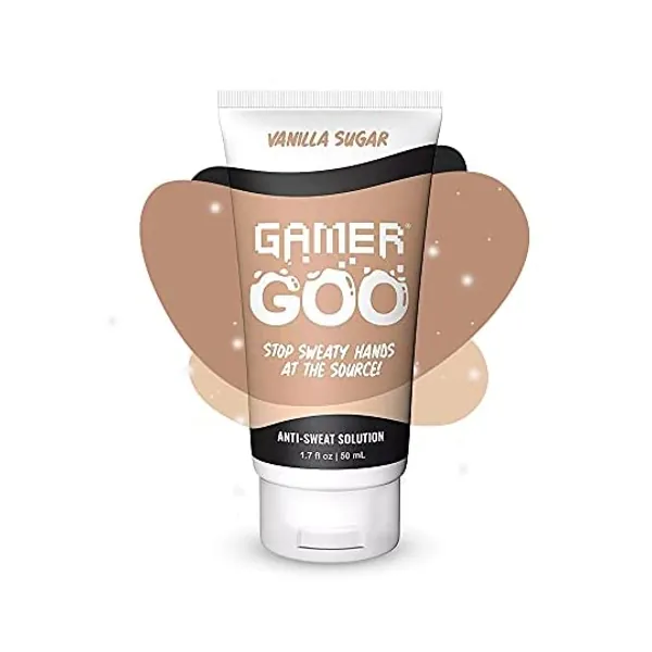 
                            Gamer Goo - Antiperspirant for Hands, Non-Sticky Drying Lotion for Better Gamer Grip, Hand Cream for Gamers and Athletes, Vanilla Sugar, 1.7oz
                        