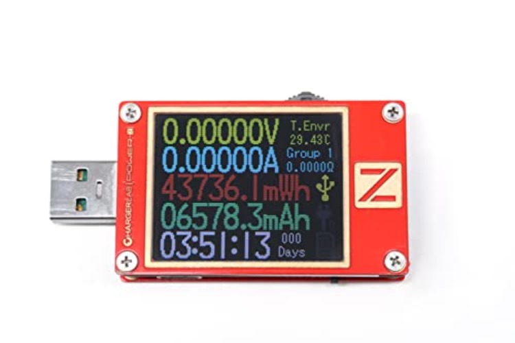 ChargerLAB Power-Z KT002 USB-A PD Tester Voltage & Current Tester Power & Capacity Tester