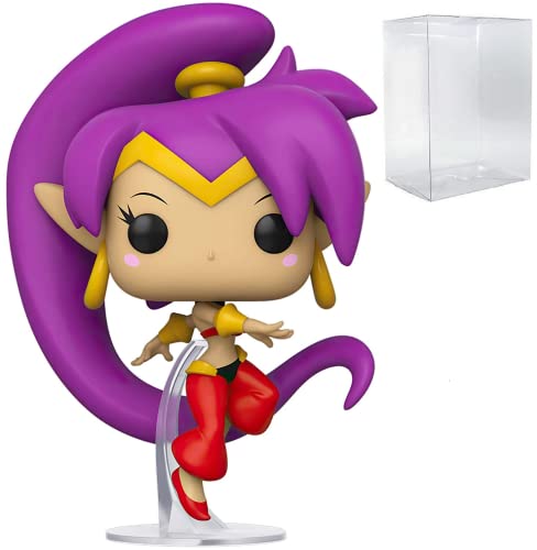 POP Shantae Half-Genie Hero - Shantae Funko Pop! Vinyl Figure (Bundled with Compatible Pop Box Protector Case), Multicolored, 3. 75 inches