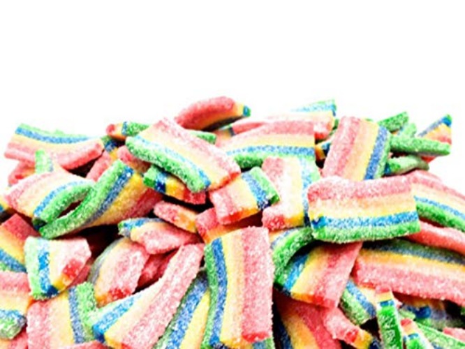 GOMMOSI RAINBOW CANDY FINI kg 1 - Frutta - 1 kg (Confezione da 1)
