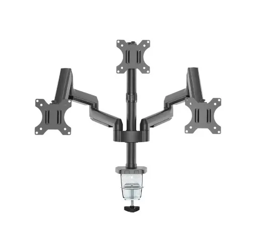 Deltaco Office triple hydraulisk monitor-arm 17"-27"