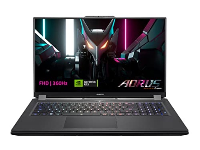 GIGABYTE AORUS 7: 17.3" FHD 1920x1080 360Hz, NVIDIA GeForce RTX 4060 Laptop GPU 8GB GDDR6, Intel Core i5-12500H, 16GB DDR4 RAM, 512GB SSD, Win11 Home (AORUS 7 9KF-E3US513SH), Black - i5-12500H|RTX 4060 - 17.3" FHD 360Hz