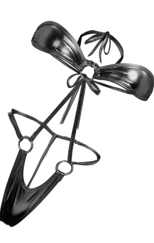 Latex Wet Look One Piece 