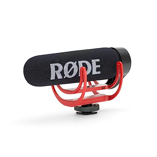 RØDE VideoMic GO Micrófono de cañón de cámara ligero para grabación cinematográfica y creación de contenido en exteriores - VideoMic GO Microphone