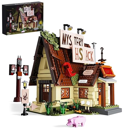 Gravity House Building Sets, Mystery Shack Building Toys Compatible with Lego, Collectible & Buildable Fun Model Toys, Collection Gift for 6+ Boys Girls Adults and TV Fans (965 PCS)