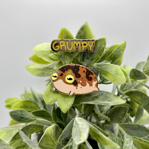 Grumpy Rain Frog Pin Set - B Grade