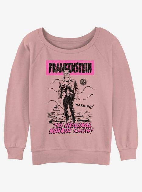 Universal Monsters Frankenstein Old Franky Girls Slouchy Sweatshirt | Hot Topic