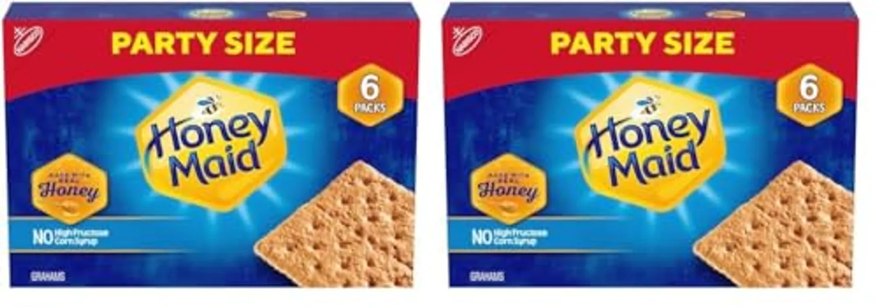 Honey Maid Graham Crackers, Party Size, 28.8 oz Box (Pack of 2) - 1.8 Pound (Pack of 2)