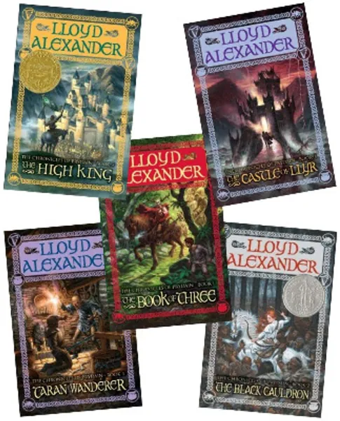 The Chronicles of Prydain 5 Volume Set:The Book of Three, The Black Cauldron, The Castle of Llyr, Taran Wanderer, The High King