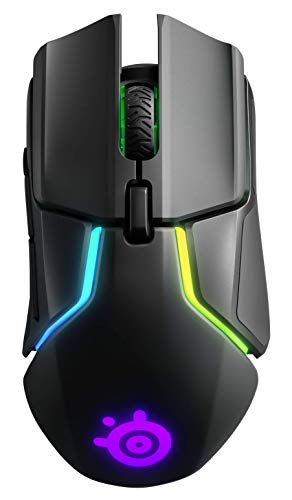 SteelSeries Rival 650 - Quantum Wireless Gaming Mouse - Rapid Charging Battery - Low 0.05 Lift-Off Distance - 256 Weight Configurations - Wireless - Rival 650 - Black