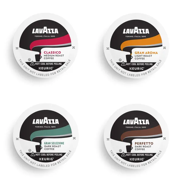 Lavazza Coffee K-Cup Pods Variety Pack for Keurig Single-Serve Brewers, Notes of Fruits, Flowers, Chocolate, Carmel, Citrus (Packaging May Vary), 64 Count (Pack of 1) - Variety Pack 64