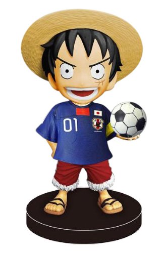 One Piece - Monkey D. Luffy - Bobblehead - Japan National Football Team Ver. (Plex) - Brand New