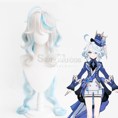 Game Genshin Impact Cosplay Furina Cosplay Wig