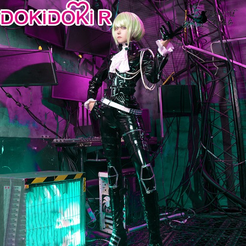 【Size S-2XL】DokiDoki-R Anime PROMARE Cosplay Lio Fotia Costume Men Black | S
