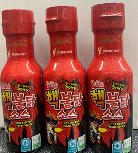 SPICEHUB Samyang Extremely Spicy Buldak Hot Chicken Flavour Sauce, 200G(PACK OF 3)