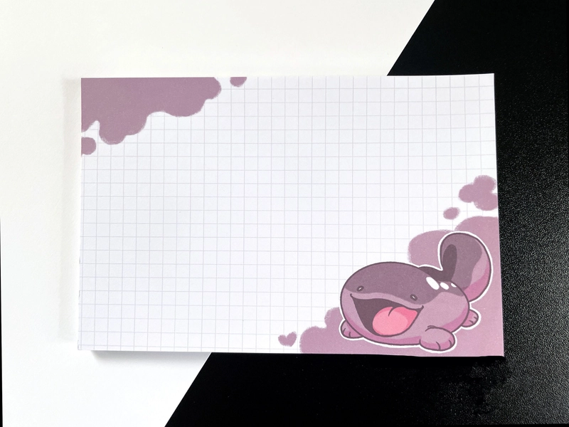Clodsire Pokemon Notepad / 4x6 memo pad for to-do lists, planner, journal, and more!