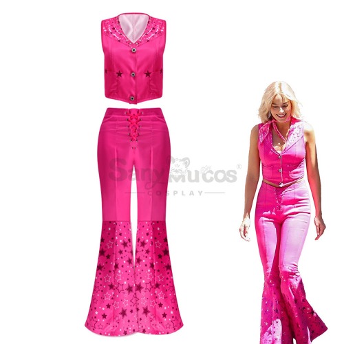 【In Stock】Movie Barbie Cosplay Cowgirl Barbie Cosplay Costume - S