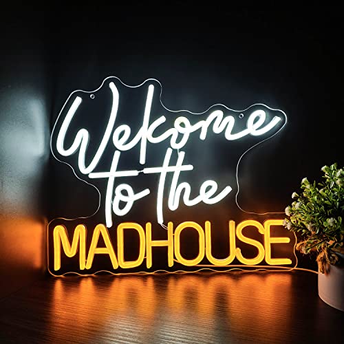 Welcome to the Madhouse Sign LED Neon Sign