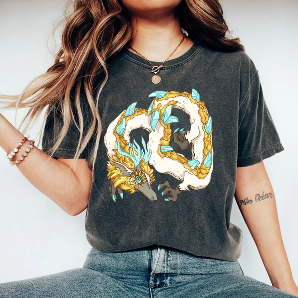 The Light Dragon Tears Of The Kingdom Shirt, Zelda Dragon Shirt, Zelda Totk Shirt, Princess Zelda Shirt, Zelda Korok Shirt, Video Game Shirt