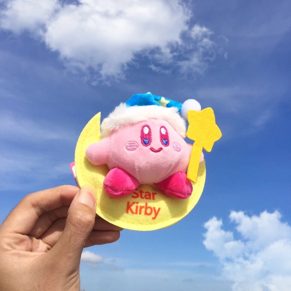 Star Kirby Plush Keychain Cute Kirby Stuffed Animal Kirby Ornament