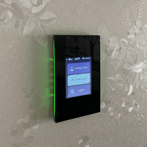 LANBON Smart Light Switch, 5 in 1 WiFi Smart Touch Switch for Light or Curtain, WiFi Mesh Never Offline, Wireless App or Control, Work with Alexa and Google Home, Neutral Wire Required(SL.US-Black)