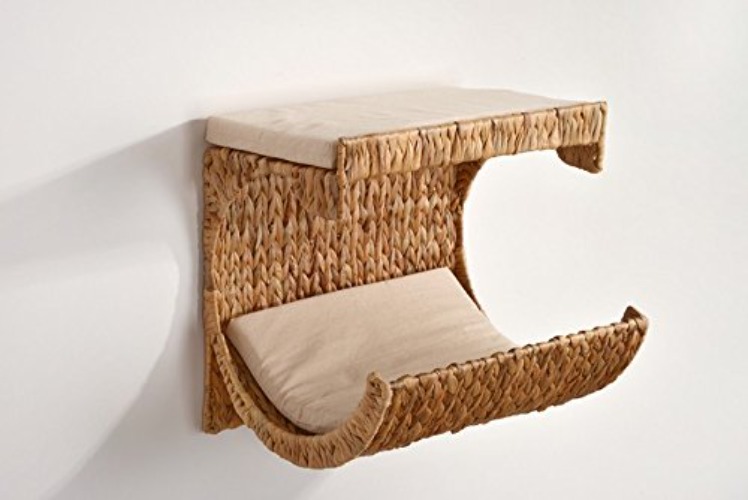 Lycce Katzenliege für die Wand Wasserhyazinthe Ø 35cm x 40cm x 33cm