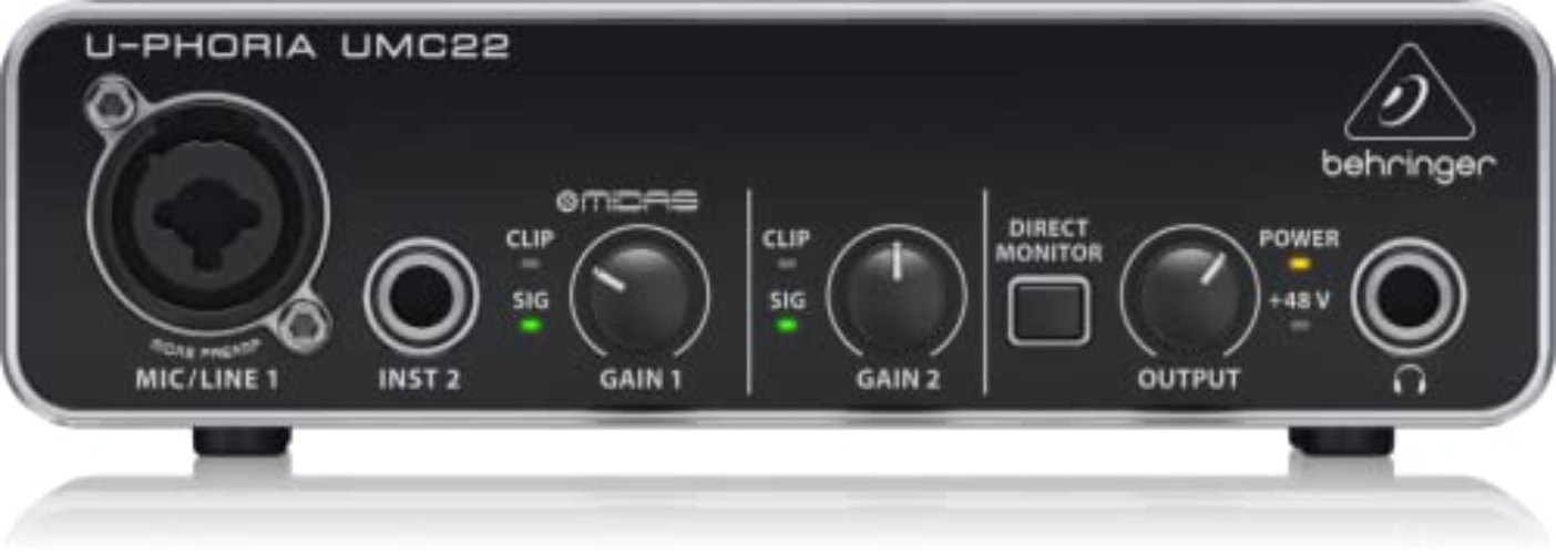 Behringer U-Phoria UMC22 USB Audio Interface - Original Version