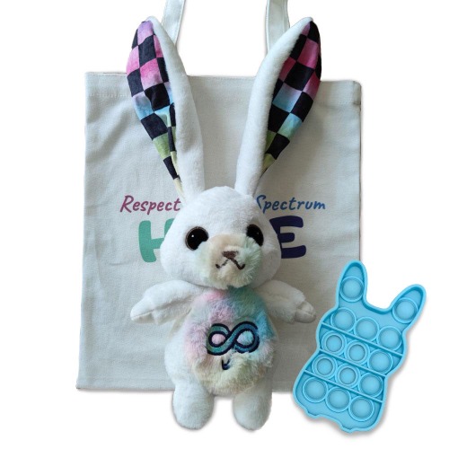 Autism Rabbit - Plush Rabbit Stuffed Animal | Default Title