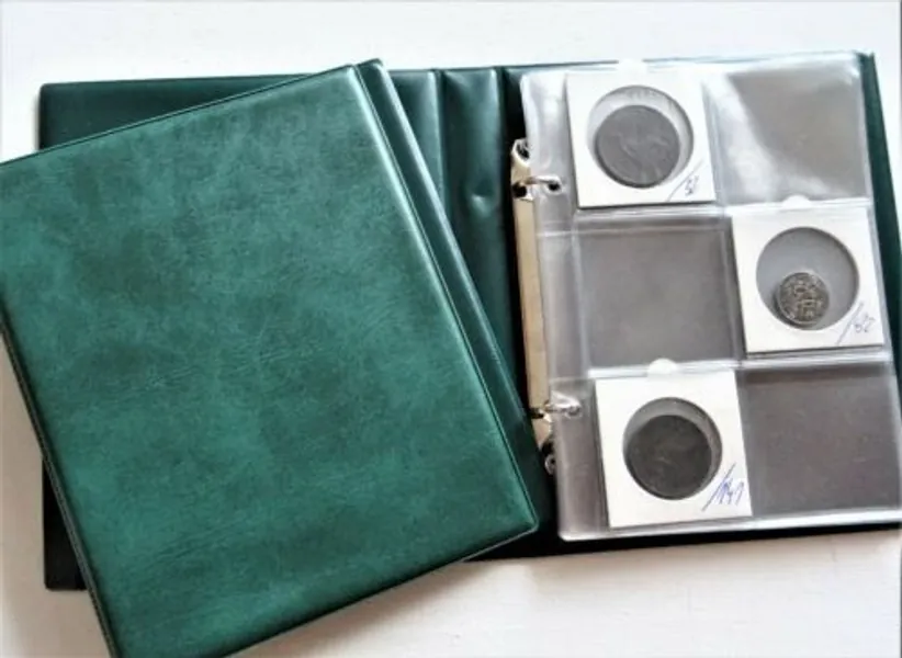 Coin Album Storage Book For 60 Coins in Holders | eBay