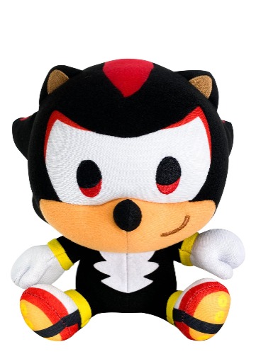 Sonic The Hedgehog - SD Shadow The Hedgehog Sitting Plush 7"H | Default Title