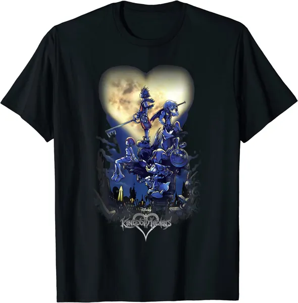 Disney Kingdom Hearts Group Shot Logo T-Shirt