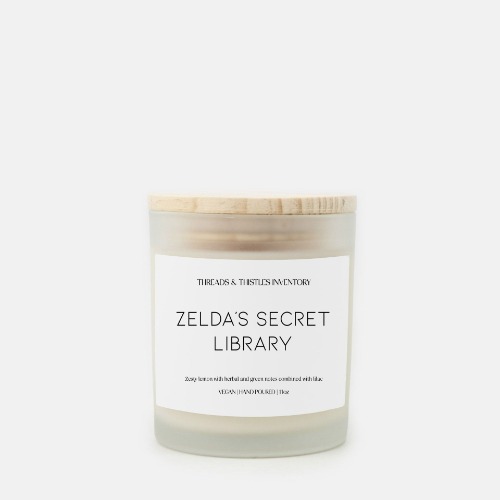 Zelda's Secret Library | 11oz Candle | The Legend of Zelda - Lemon & Lilac Leaves